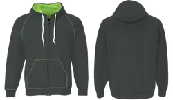 Custom classic adult youth unisex full-zip hoodie - Hoodie