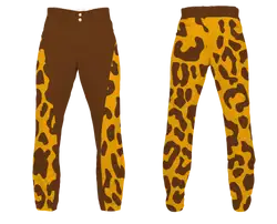 Custom cheetah animal adult youth unisex softball pants - Softball-pants