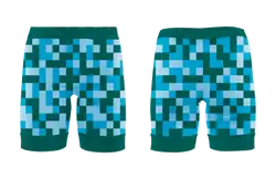 Custom  blocks  adult youth unisex volleyball shorts - Short