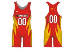 Custom wrestling singlets adult youth unisex golden star force - Wrestling-singlets