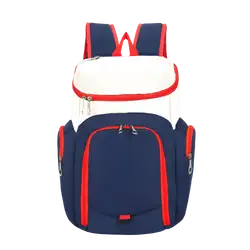 Navy, white, & orange backpacks - Backpacks