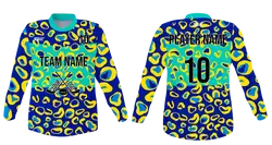 Custom animal foot print adult youth unisex hockey jersey - Jersey