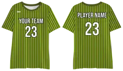 Custom badminton shirt adult youth unisex  athletic vertical stripe - Jersey