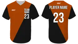 Custom casual short sleeve solids adult youth unisex softball jersey - Jersey