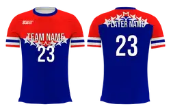 Custom high class adult youth unisex short sleeve volleyball jersey - Jersey