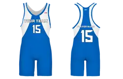 Custom  perfect blue  solid adult youth unisex powerlifting singlets - Powerlifting-singlets