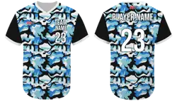 Custom light camo adult youth unisex softball jersey - Jersey