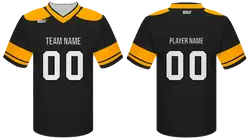 Custom dark green solids adult youth unisex football jersey - Jersey