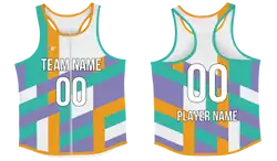 Custom full zip track singlets adult youth unisex puzzle box - Track-singlets