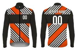 Custom cycling long sleeve adult youth unisex slant streak - Jersey