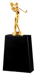 Golden man golf trophies awards - Trophies-awards