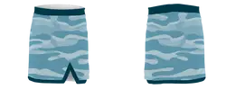 Custom aqua breeze camo youth adult unisex cheerleading tight cut skirts - Skirts