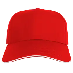 Custom adult youth unisex red cap - Caps