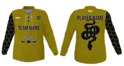 Custom wild snake youth unisex hockey jersey laces - Jersey