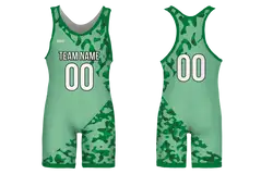 Custom wrestling singlets adult youth unisex nature - Wrestling-singlets