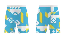 Custom multi shapes adult youth unisex soccer shorts - Short