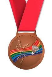 Badminton  medals award - Medals-awards