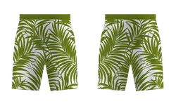 Custom leaves design adult youth soccer shorts - Short