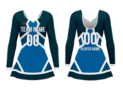 Custom women skirt long sleeve ballet uniform dramatic contrast - Ballet-uniforms