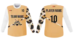 Custom animal skin  adult youth unisex hockey jersey - Jersey