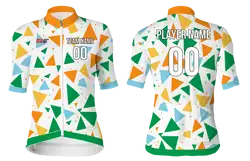 Custom cycling short sleeve adult youth unisex abstract style - Jersey