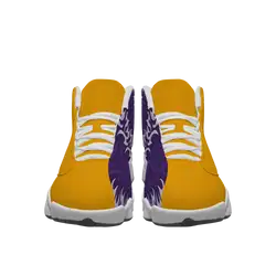 Custom basketball shoes white game rush - Basketball-shoes