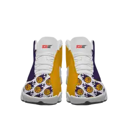 Custom basketball shoes white slam vision - Basketball-shoes