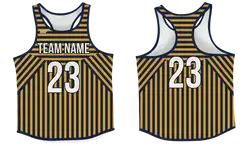 Custom track singlets adult youth unisex stripe symphony - Track-singlets