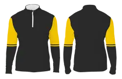 Custom two tone sleeve quarter-zip adult youth unisex jacket - Jacket