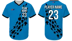 Custom  decent no button adult youth unisex baseball jersey - Jersey