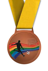 Soccer 2 bronze medal awards - Medals-awards