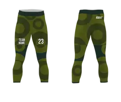 Custom pleasing adult youth unisex mid calf compression tights - Compression-tights