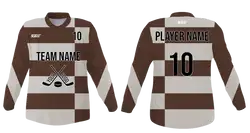 Custom rectangular stripe youth unisex hockey jersey - Jersey