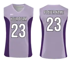 Custom pink solids adult youth volleyball  sleeveless jersey - Jersey