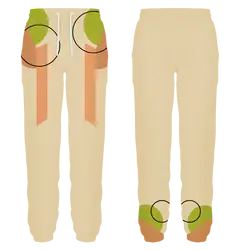 Custom different shapes adult youth unisex sweatpants - Sweatpant