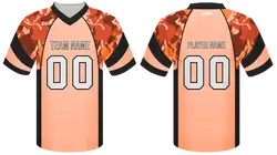 Custom chintz abstract adult youth unisex football jersey - Jersey