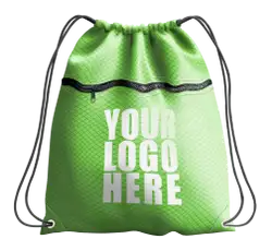 Drawstring bag with zipper forest edge - Drawstring-bag