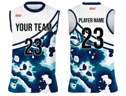 Custom top grade adult youth unisex volleyball racerback jersey - Jersey
