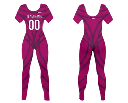 Custom women short sleeve dance bodysuit graceful groove - Dance-bodysuits