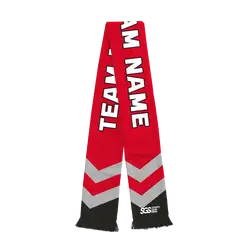 Custom fan scarf ember stripes - Fan-scarves