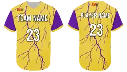 Custom sublime no button adult youth unisex baseball jersey - Jersey