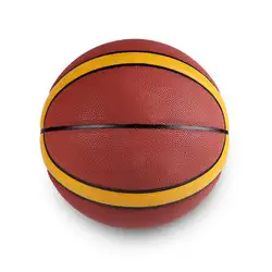 Custom maroon & yellow basketballs - Basketball-balls