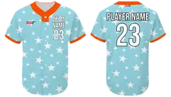 Custom rabbit and flower adult youth unisex baseball easter jersey - Jersey