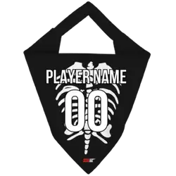 Custom pet holiday bandana skeleton bones - Pets-bandana