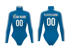 Custom cheerleading bodysuit adult youth nautical flair - Cheerleading-bodysuits