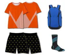 Custom moisture wicking tangerine adult youth unisex shirt - Jersey