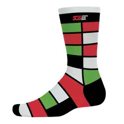 Custom cycling socks adult youth unisex cubist ride - Socks