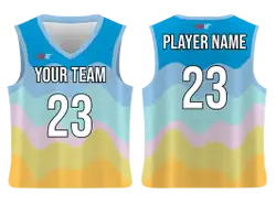 Custom layers shapes adult youth unisex basketball jersey - reversible uniform - Jersey