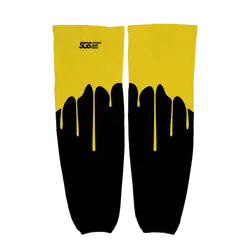 Custom hockey socks adult youth unisex molten yellow - Socks