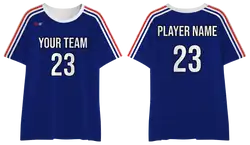 Custom badminton shirt adult youth unisex french flair - Jersey